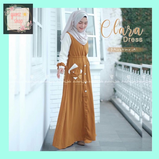Clara Dress | Dress | Gamis | Syari | CasualDress