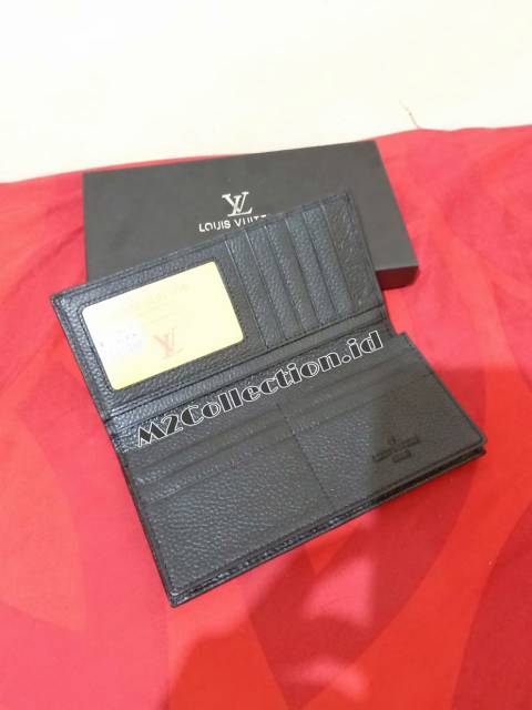 Dompet Panjang Lipat Lv Kulit Asli Import