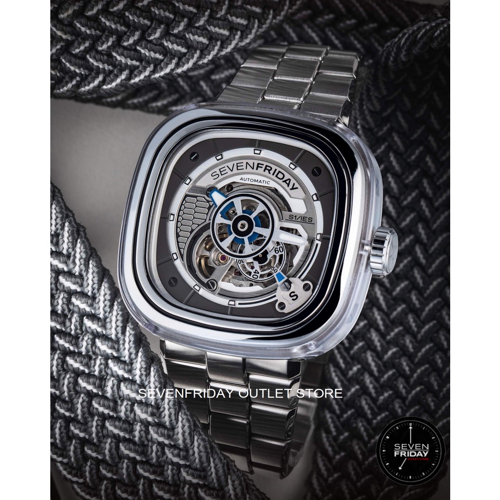 BEST SELLER Jam Tangan Pria - Arloji Cowok Otomatis Seven Friday S1/01M SevenFriday S1-01M Automatic