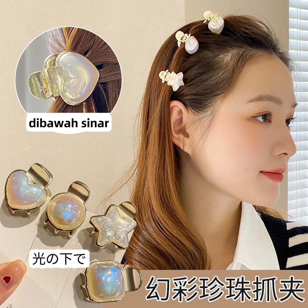 Jepit rambut korea jedai poni mutiara wanita High Quality model terbaru original import