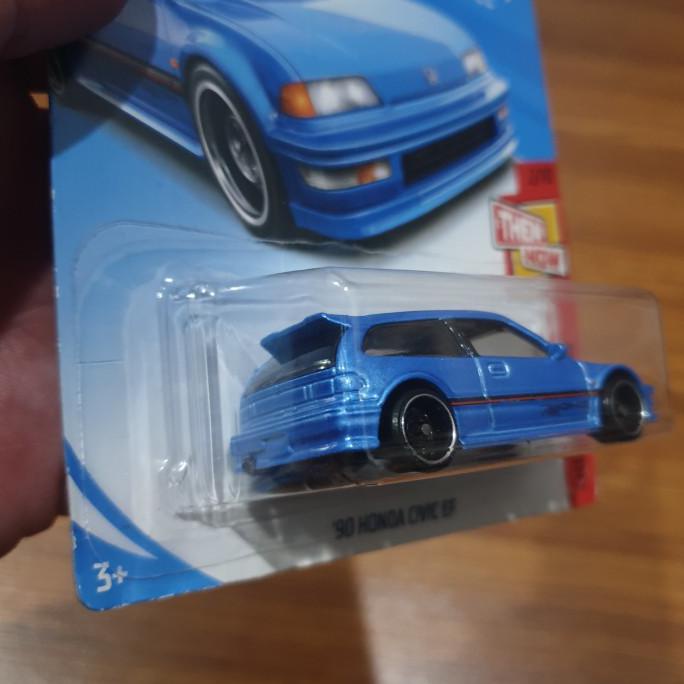 Hemat Hotwheels 90 Honda Civic Ef Kmart Biru Edition Us Card Diskon