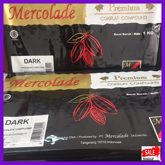 

SAKMACOKLAT- MERCOLADE PREMIUM DARK COKLAT COMPOUND 1KG -MAKANAN-MINUMAN.