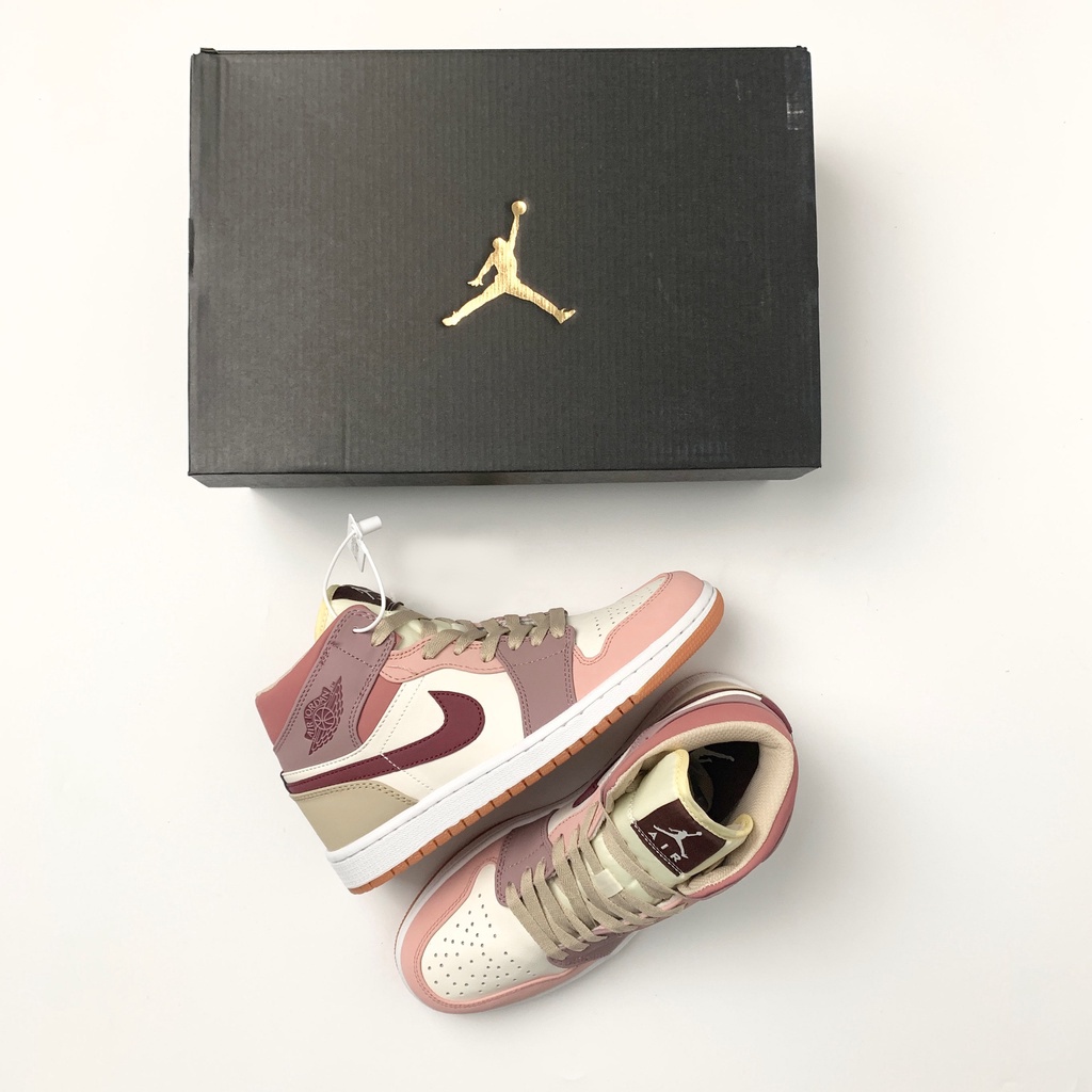 Nike Air Jordan Retro 1 Mid Dark Pony Smoky Mauve  36-40 Grade Original