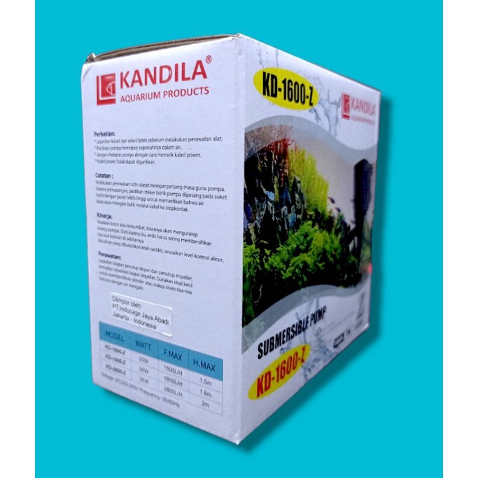 Pompa Aquarium Kandila KD 1600Z