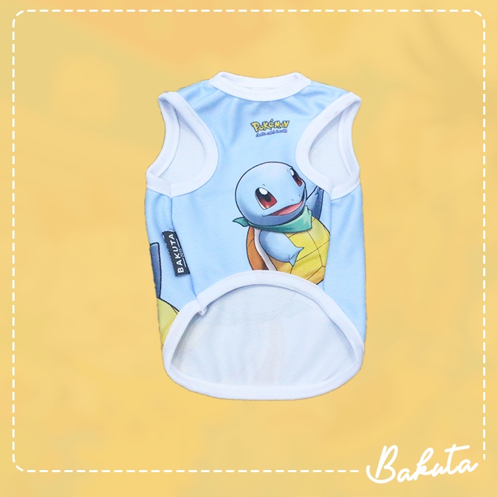 Baju Kucing Edisi Pokemon Tank Baju Anabul tersayang dirumah / Casual Outfit / Bisa Pilih Ukuran XXXS-XL