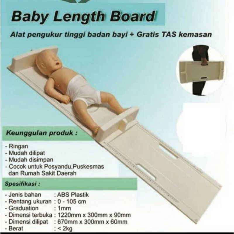 Infantometer Kenko / Alat Ukur Panjang Badan Bayi Kenko