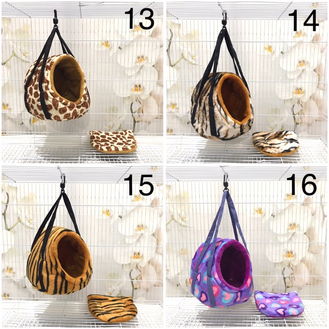 EXOTICGOODS HANGING EGG MOTIF POUCH SUGAR GLIDER SLEEPING POUCH SUGAR GLIDER KANTUNG TIDUR HEWAN