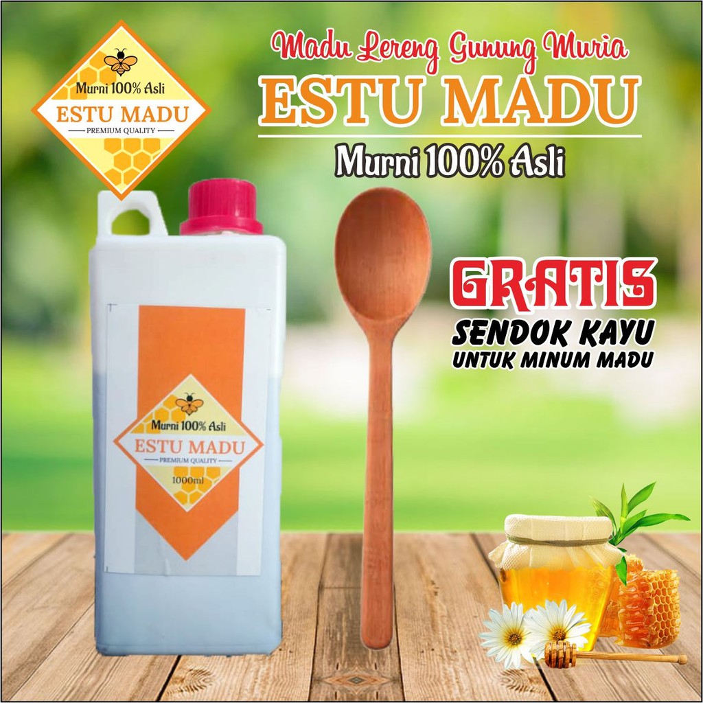

TERLARIS!!! Madu Murni Asli 100% ll Madu Asli Multiflora Manis Segar Grade A