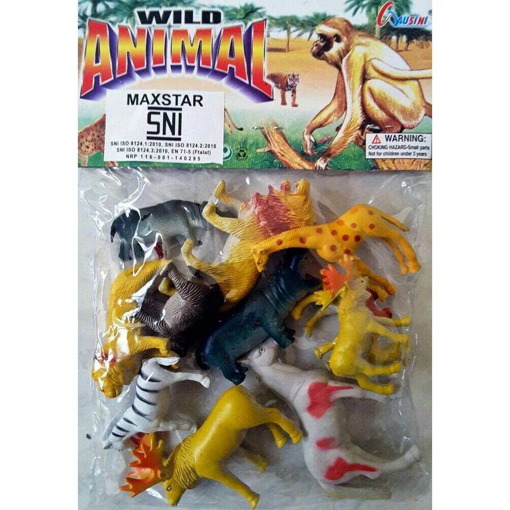 MAINAN BINATANG HEWAN WILD ANIMAL WORLD KANTONG A588