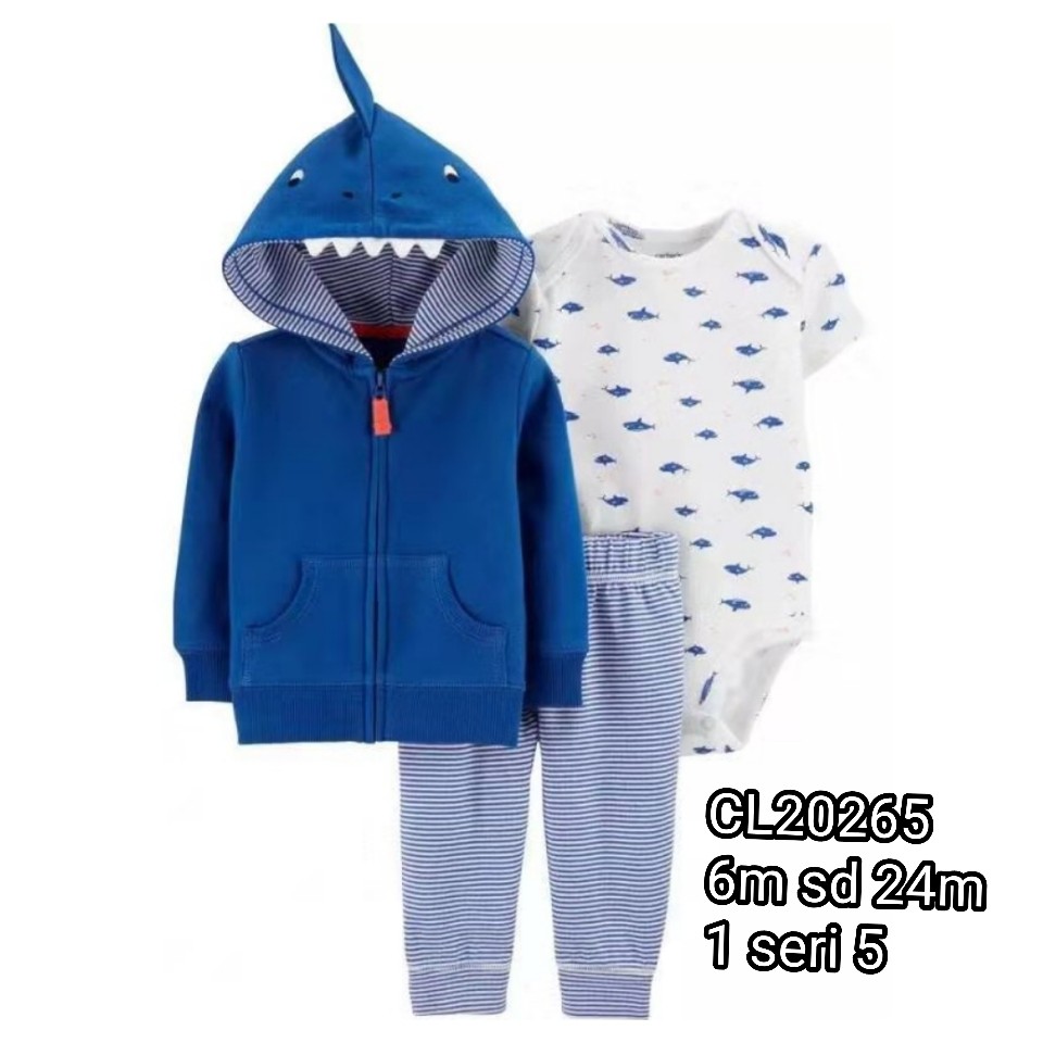 Catell Love Setelan Jaket 3in1 Baby Boy&amp;Girl