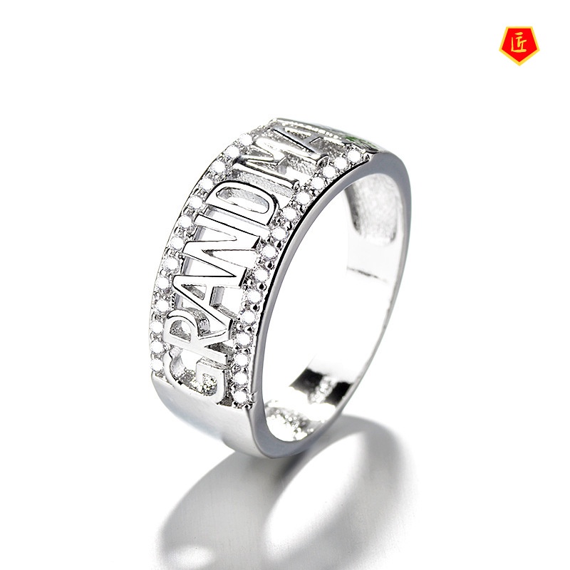 [Ready Stock]Simple Women's Diamond 18K Rose Gold Ring