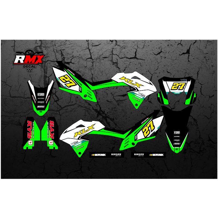 DECAL KLX BF FULLBODY (012) DEKAL STIKER KLX 150 BF/G/SE/NEW 2016 2017 2018 2019 2020 2021 2022 HITA