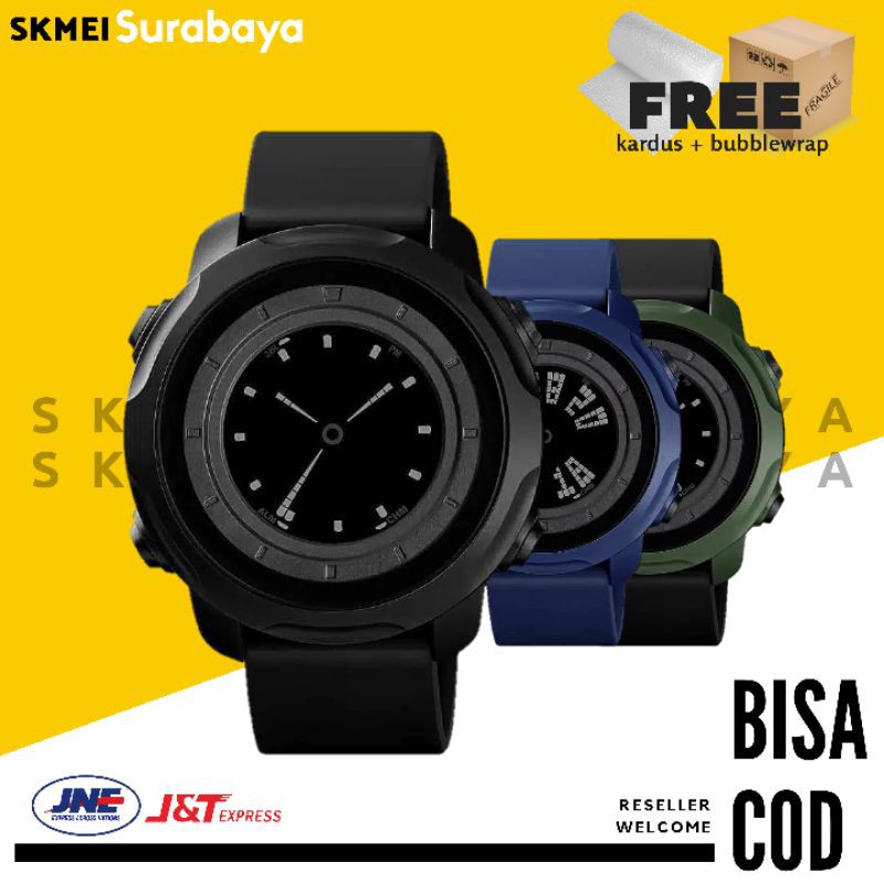JAM TANGAN PRIA ANTI AIR SKMEI 1571 ORIGINAL SURABAYA