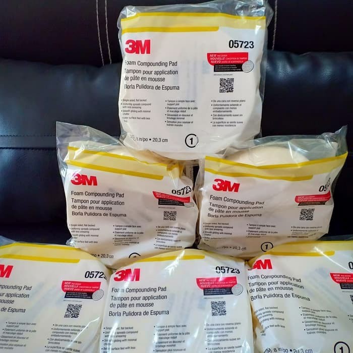 

3M 05723 Poam Compounding Pad Putih