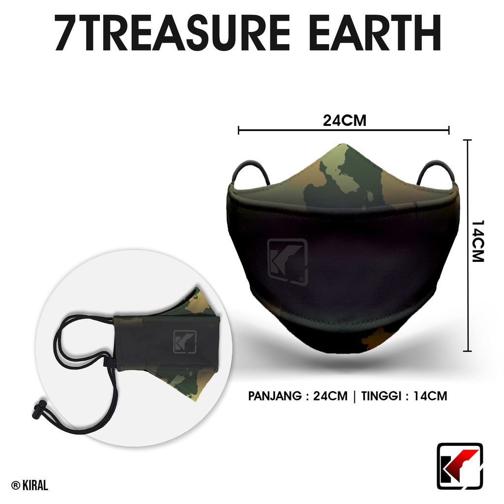 KIRAL Masker Keren Cowok Distro Motor Kekinian Murah Premium Masker Camomask Terbaru Korea COD Asli