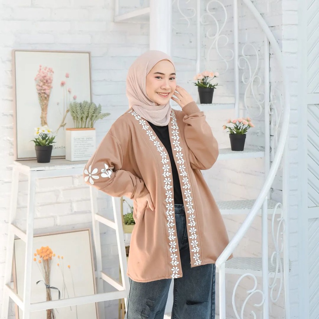 Cappadocia Outher Atasan Wanita Trendy Bahan Fleece