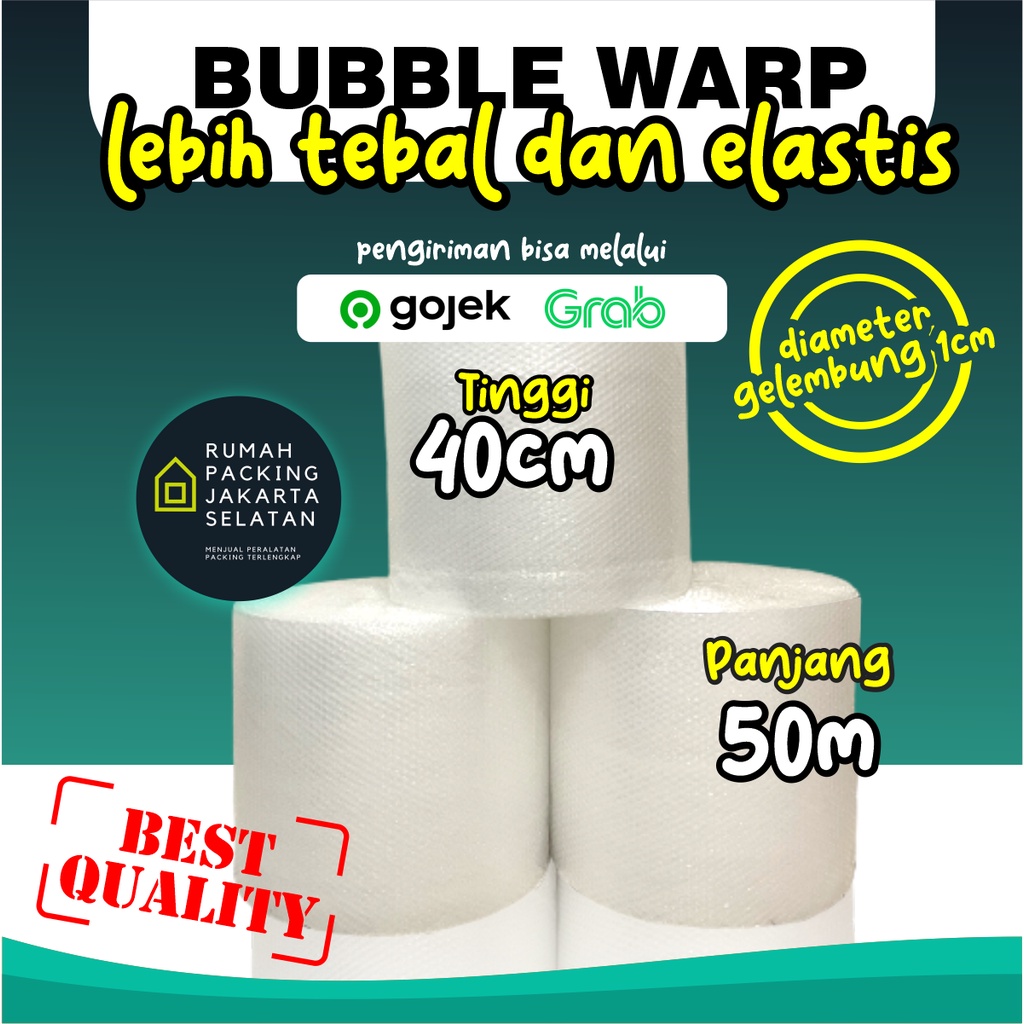 

InJO Bubble Wrap Potongan 40cm x 50 m KHUSUS INSTAN