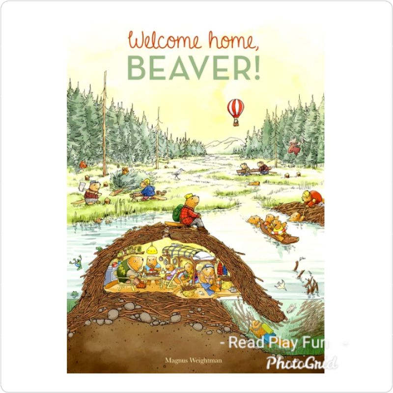 WELCOME HOME BEAVER ( BIG BOOK - Clavis New York )