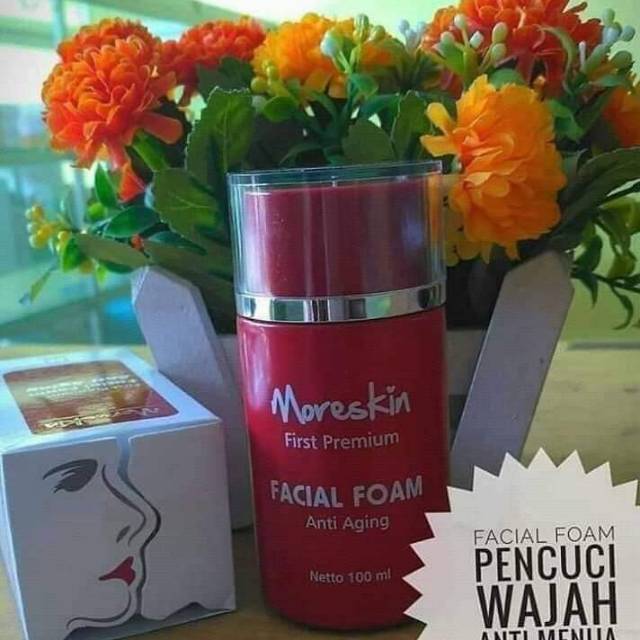 Moriskin Premium Facial Foam Anti Aging Nasa