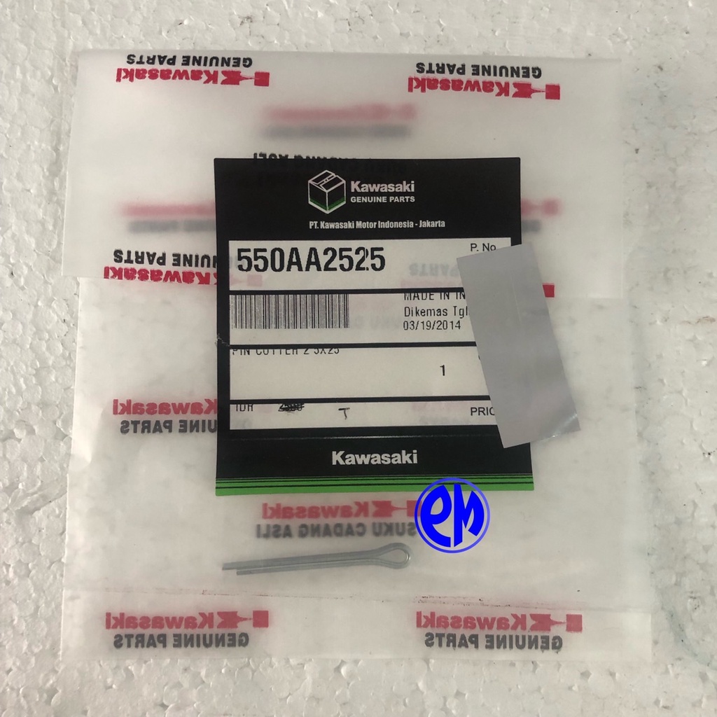 Pin cotter 2 5x25 Kancing Klip Pin Footstep Depan Klx blitz ORI 550AA2525