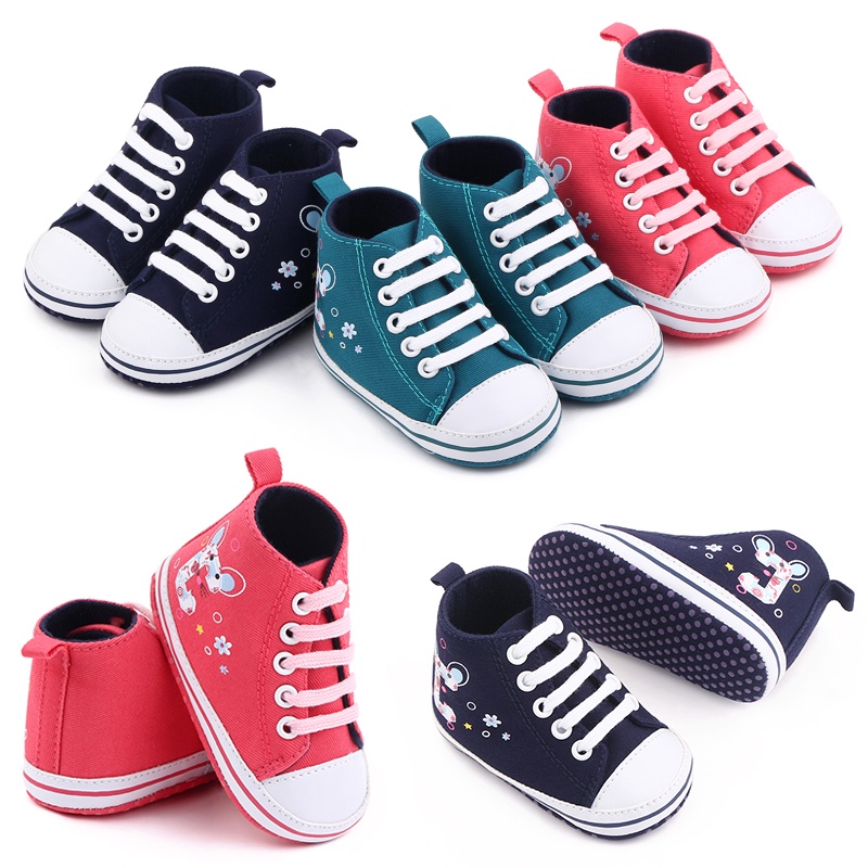 Sepatu Bayi Sneaker Baby - Sepatu Prewalker Bayi Perempuan S1198