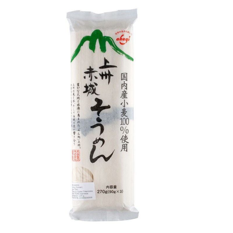 JOSHU AKAGI Dry Noodle Soba Ramen Udon 270g │ Mie Kering Import Jepang Somen Kishimen