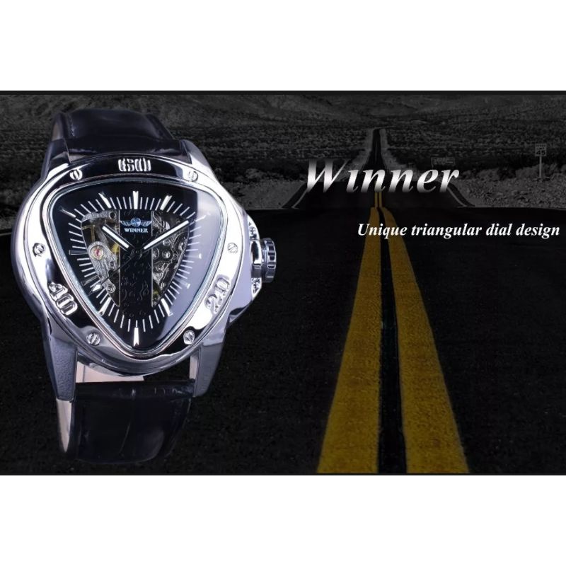 Jam Tangan Mekanik Otomatis Pria Winner Lamborghini Racing Style