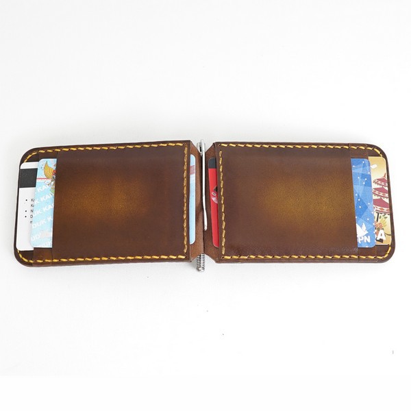 Jayuwan MJB Money Clip Wallet Full Kulit Premium Pure Handmade