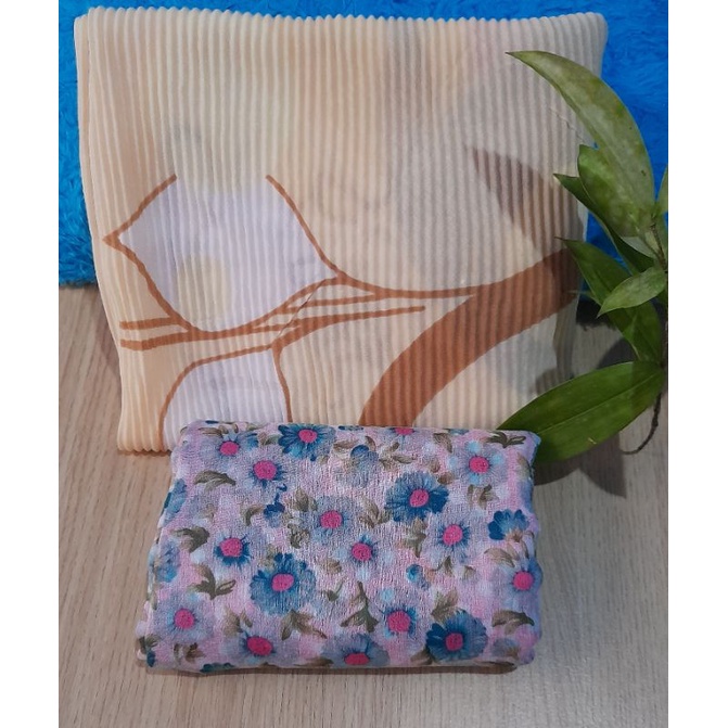 kerudung plisket segi empat jambul