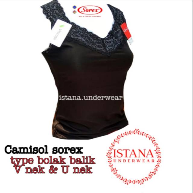 Tank top camisol sorex bolak balik premium quality / camisole tanktop