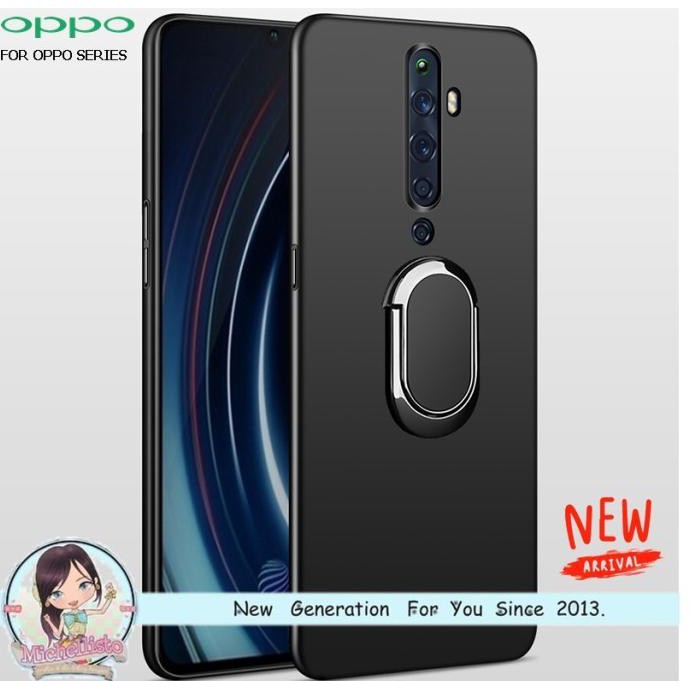 CASE OPPO RENO ZOOM 10X 6.6 RING MAGNETIC SLIM MATTE SOFTCASE CASING