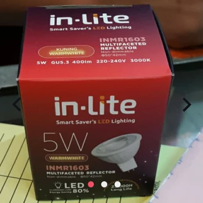 Lampu Sorot Led 5watt in lite Mr 16