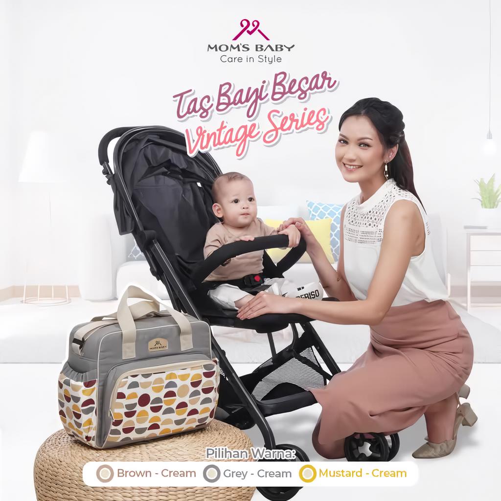 Tas Bayi Besar Mom's Baby Vintage Series MBT3048