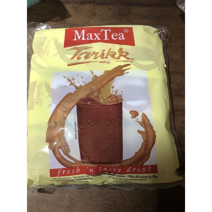 

(BISA COD) MAX TEA TARIK teh tarik PROMO Kode 234