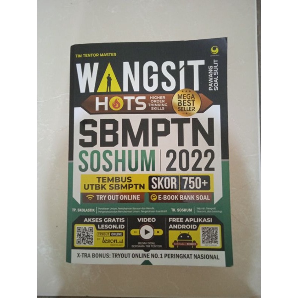 Preloved wangsit soshum 2022 (ORI)