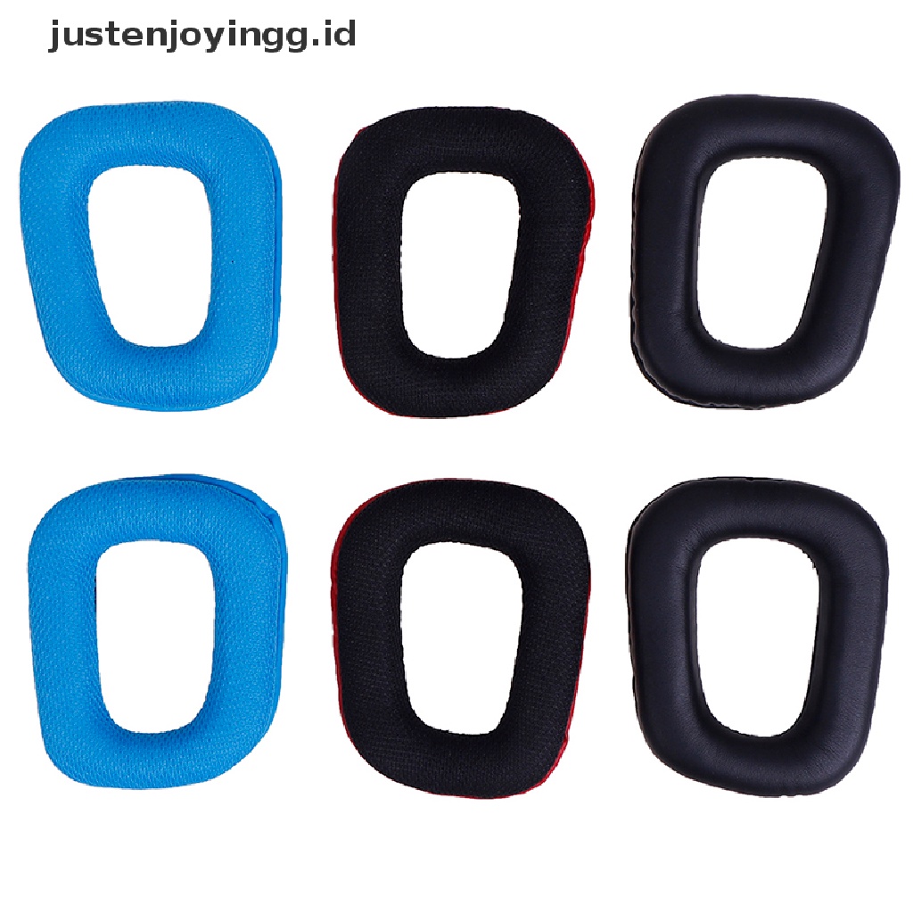 // justenjoyingg.id // 1Pair Replacement Earpads Cushions for Logitech G35 G930 G430 F450 Earpad Cover ~