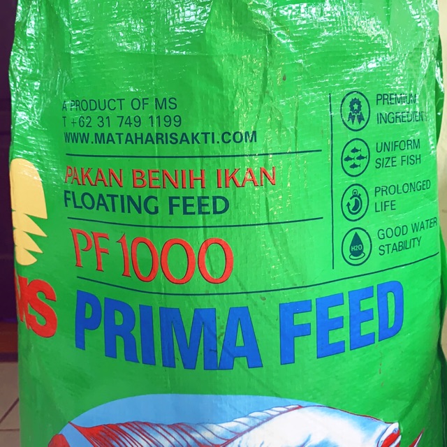 Repack 1Kg pakan ikan PF1000 1kg - pelet ikan - pelet ikan PF1000