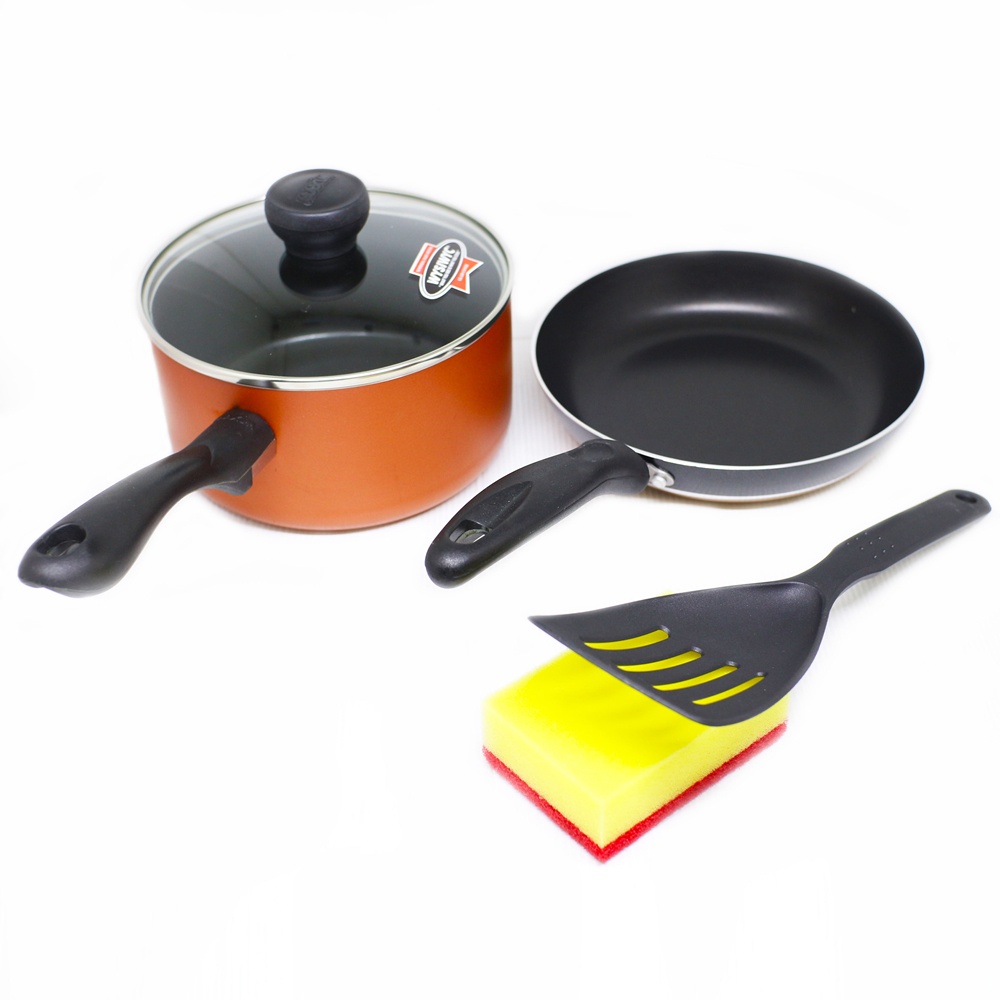 FM - Maxim Wajan Venice Set Peralatan Masak Frypan Spatula Sponge | Penggorengan Anti Lengket