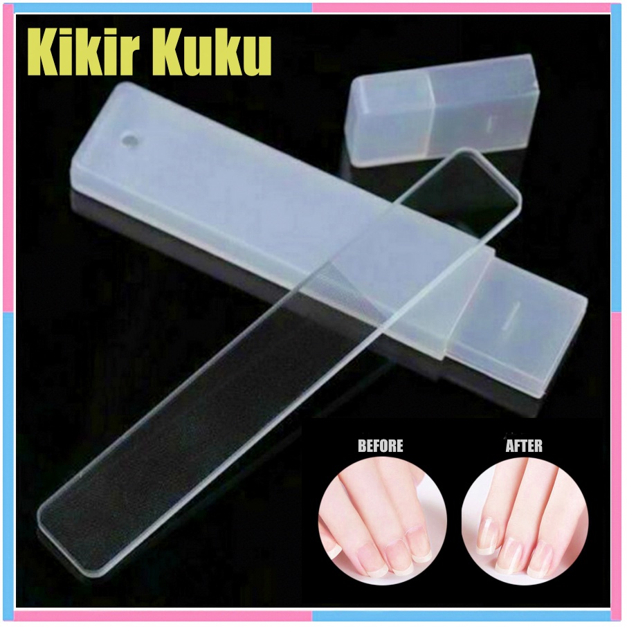 Kikir Kuku Pengikir kuku kilap / Glass Nail Shiner Alat pengkilap kuku / Amplas kuku Kilap Manicure Pedicure KU004