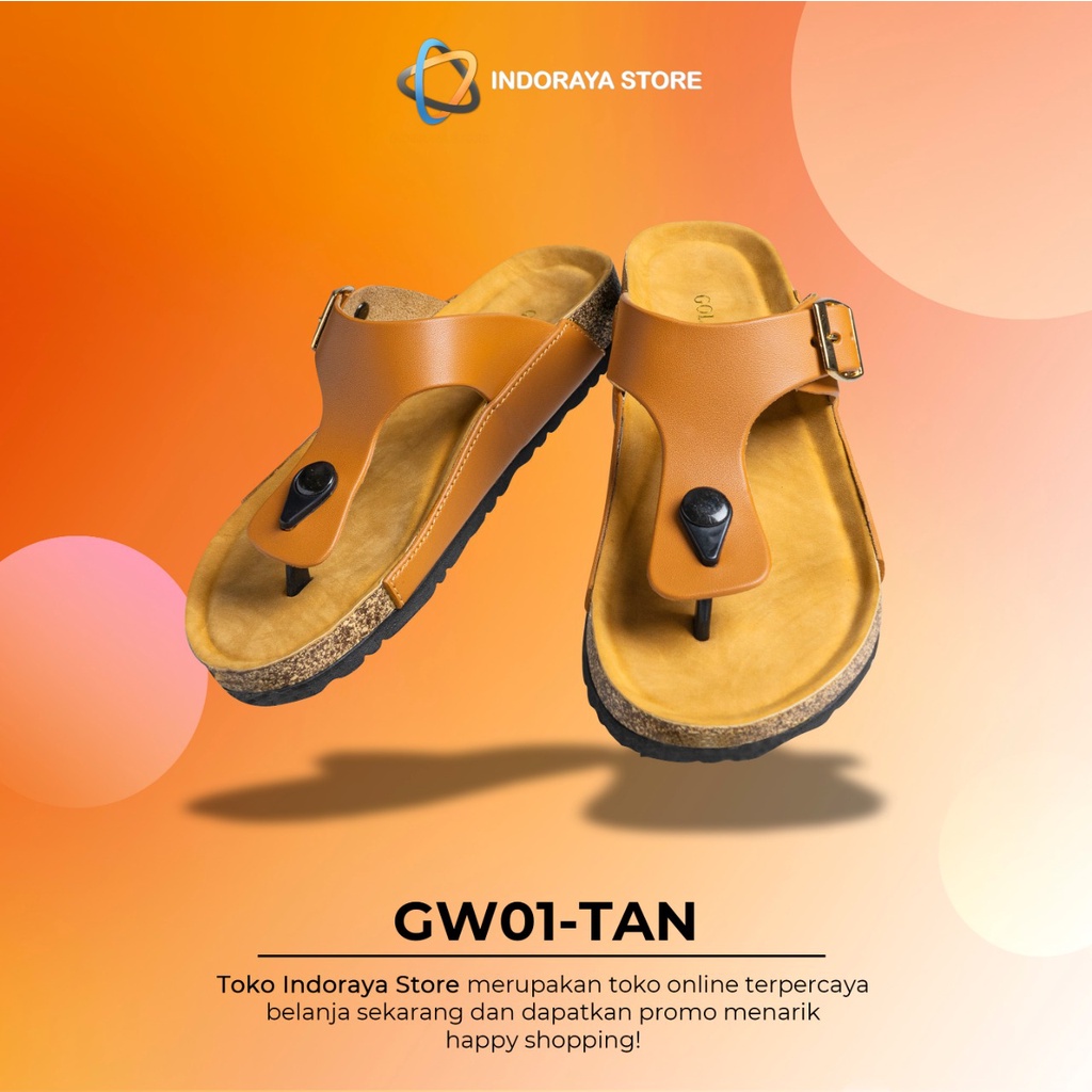 INDORAYA STORE Sandal Wanita Original GOLDVERS Model Jepit Casual Premium Hight Quality