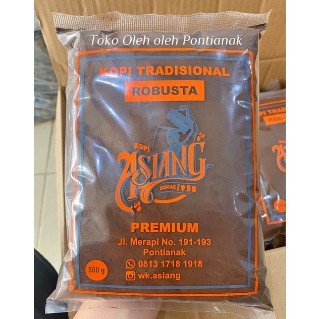 

Kopi Bubuk Asiang Khas Pontianak 500g