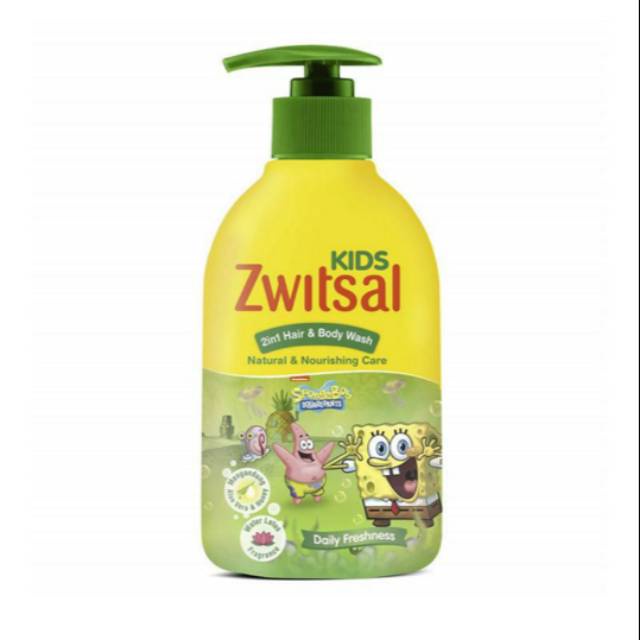 ZWITSAL KIDS 2IN1 PINK SOFT MOIST &amp; GREEN NAT NOURISH 280ML