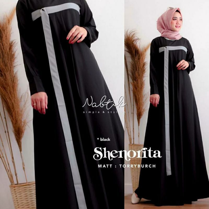 MRA - Baju gamis wanita terbaru gamis Dewasa kekinian modern 2021 wanita dress Senorita maxy