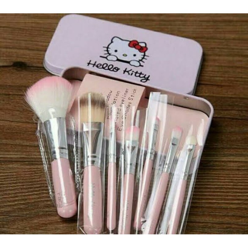 HELLO KITTY MINI MAKE UP BRUSH SET - HELLO KITTY BRUSH SET