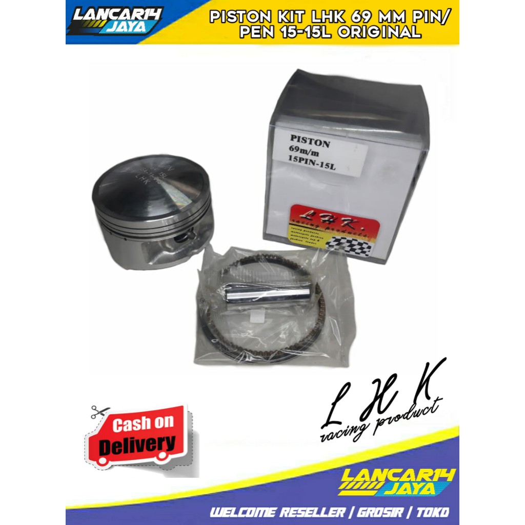 PISTON KIT LHK 69 MM PIN/PEN 15 -15L