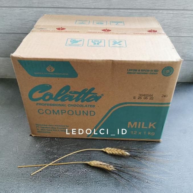 

COLATTA MILK CHOCOLATE COMPOUND 1 KG 1 KARTON=12 PCS - GRAB/GOJEK ONLY ledolci92 Segera Dapatkan