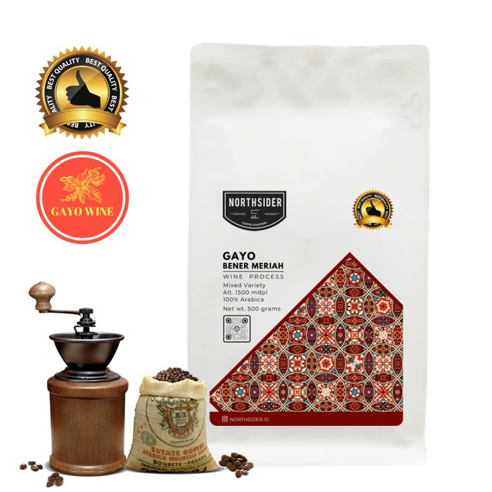 

BIJI KOPI ARABIKA GAYO WINE NATURAL 500GR NORTHSIDER COFFEE