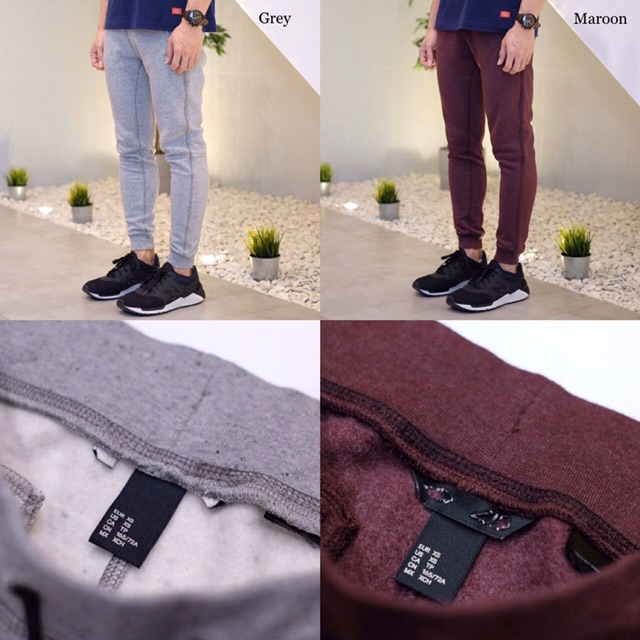 Celana Jogger HM HnM H M Original Slim Tapered Fit Jogger Celana Jogger HM HnM H M Original Slim Tapered Fit Jogger