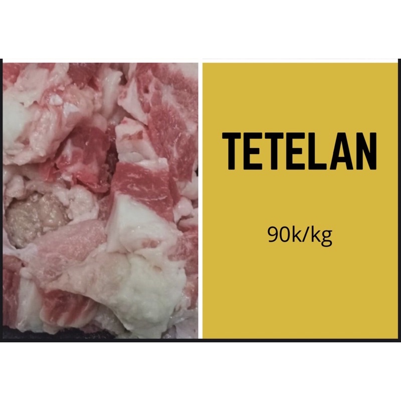 

babi tetelan 1 kg