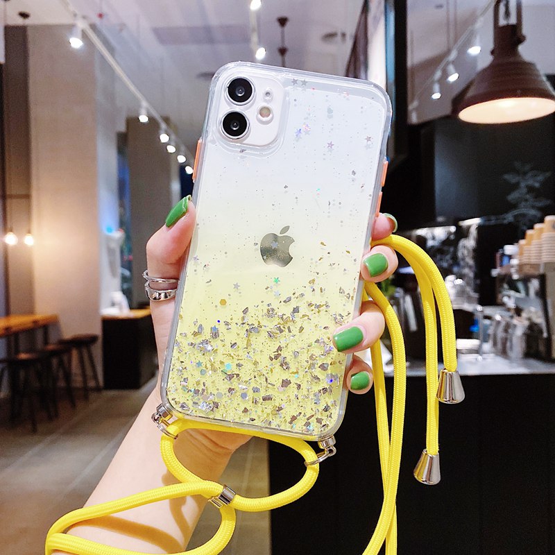 Lanyard Starry Sky Soft Case Samsung A11 A21S A51 A71 A50 A50S A30S A10S A20S A01 A31 A01 Core Silicone Casing